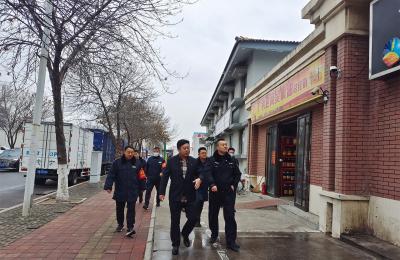 多方聯動聚合力 多措並舉保平安 果蔬經營區域12月治安隱患排查整治在行動